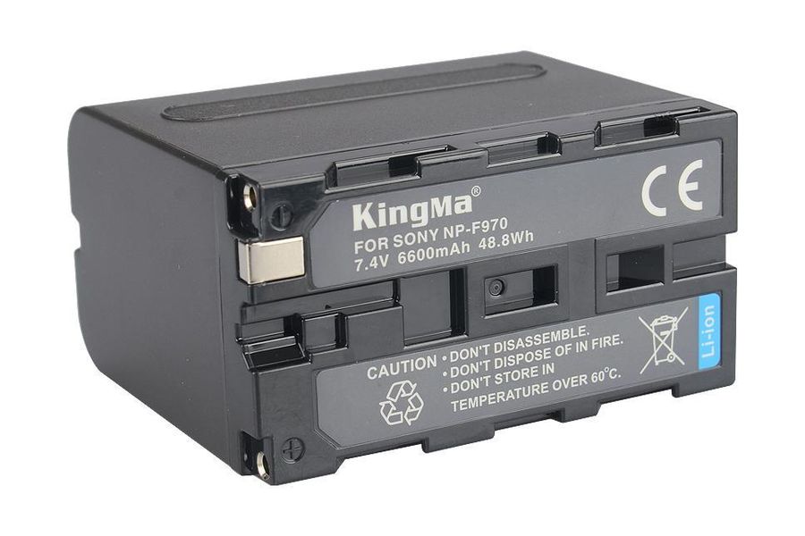 Акумулятор KingMa Z CAM NP-F970 для E2-F6 (6600 mAh, 7.4V, 48.8 Wh)