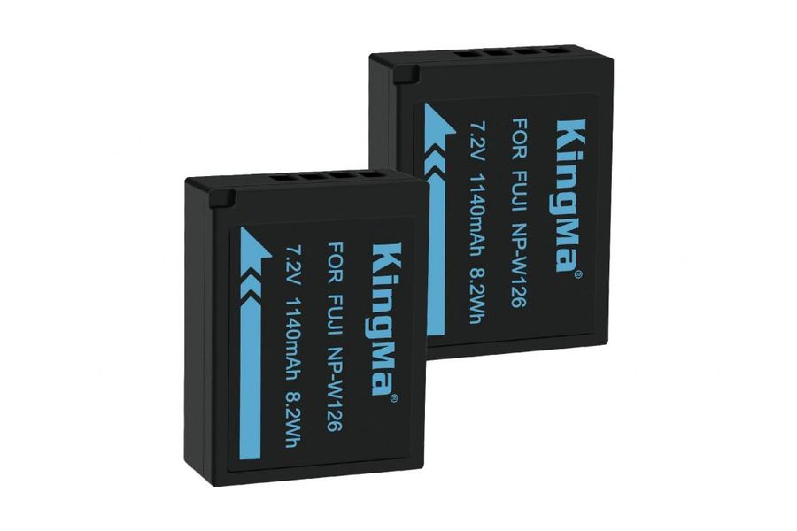 2-Pack KingMa Fujifilm NP-W126 комплект з 2 акумуляторів (2xNP-W126)