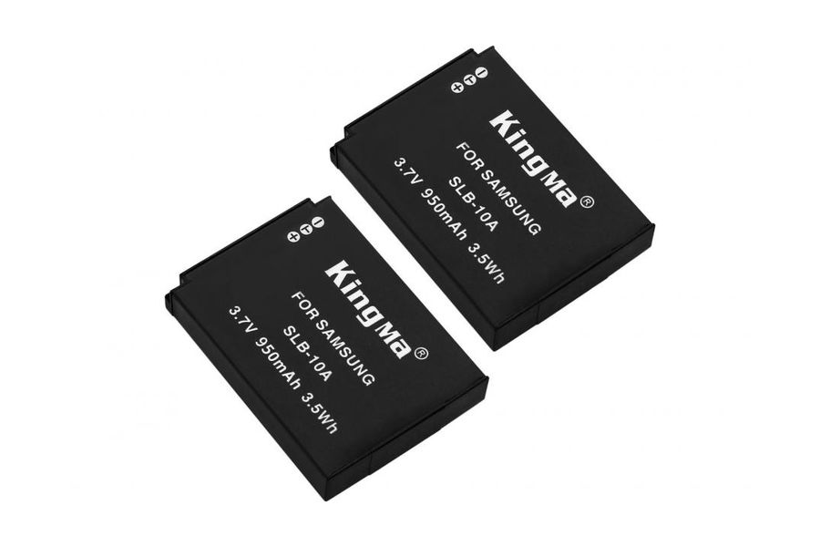 2-Pack KingMa Samsung SLB-10A комплект з 2 акумуляторів (2xSLB-10A)