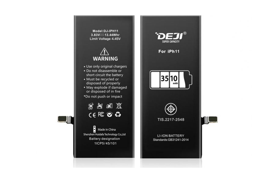 Акумуляторна батарея (3510 mAh) для Apple iPhone 11 A2111 / A2221 / A2223 (DEJI) підвищеної ємності