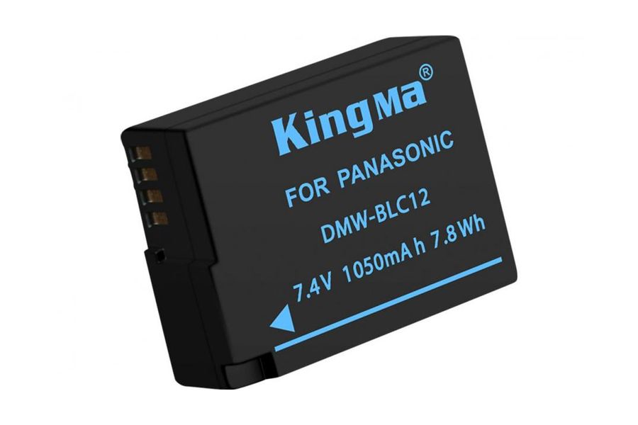 Акумулятор Panasonic DMW-BLC12 (KingMa) для Lumix DMC-G7 G6 G80 G85 (1050 mAh, 7.4V, 7.8 Wh)