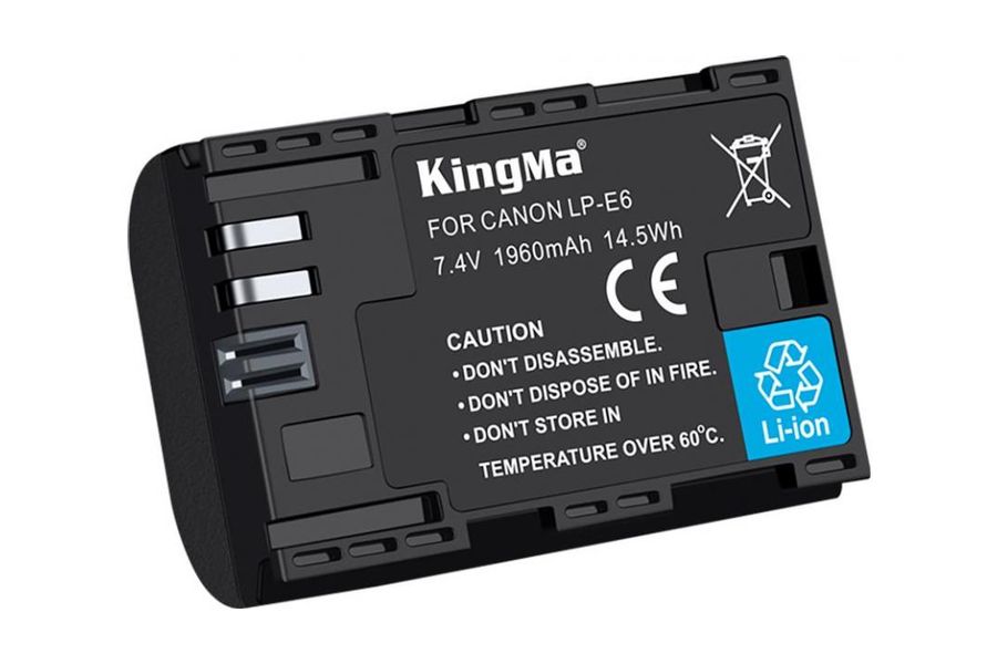 Акумулятор KingMa Z CAM LP-E6 для E2C Professional 4K Cinema Camera (1960 mAh, 7.4V, 14.5 Wh)