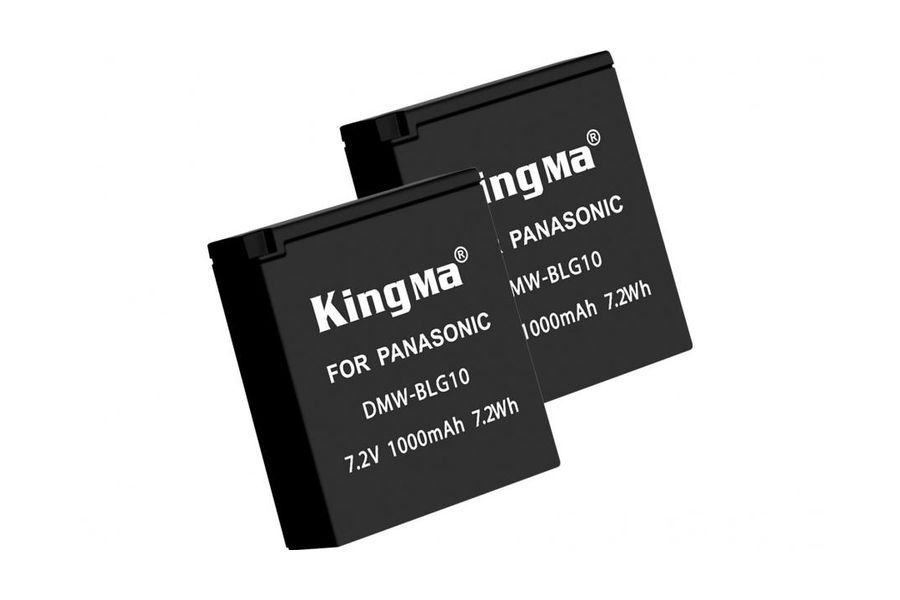 2-Pack KingMa Panasonic DMW-BLG10 комплект з 2 акумуляторів (2xDMW-BLG10)