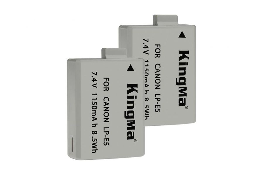 2-Pack KingMa Canon LP-E5 комплект з 2 акумуляторів (2xLP-E5)