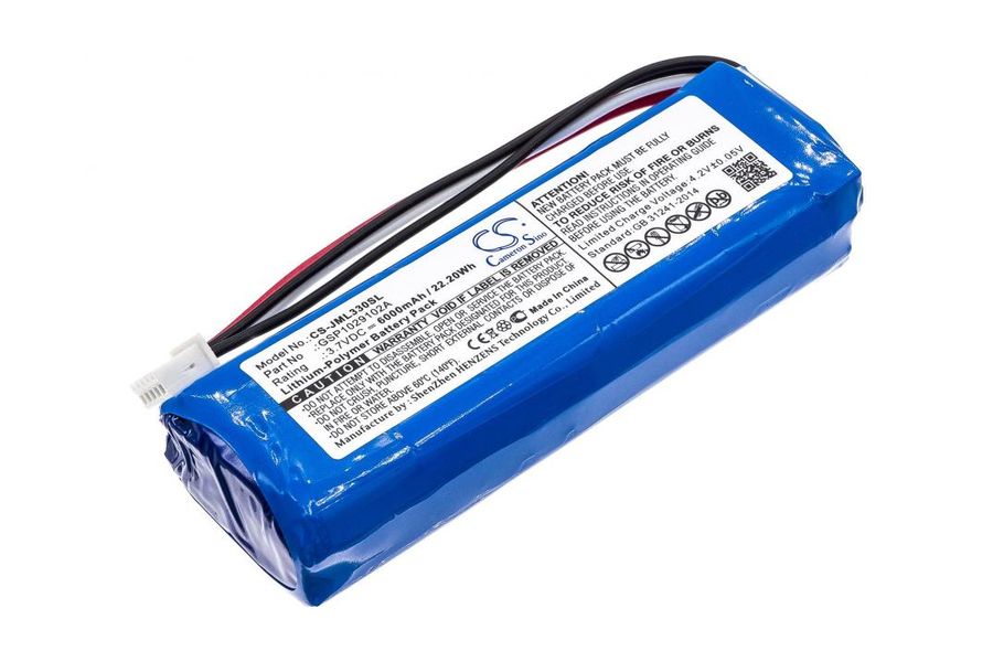 Акумулятор для JBL GSP1029102A (GSP1029102A) 6000 mAh (Cameron Sino - CS-JML330SL)