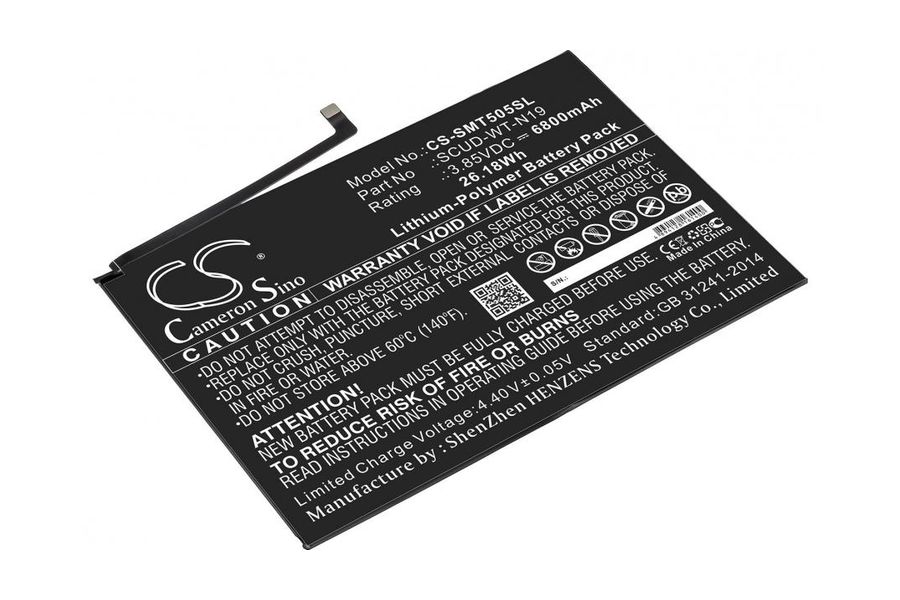 Акумулятор Samsung SCUD-WT-N19 (6800 mAh) для планшета Galaxy Tab A7 10.4 (2020) SM-T500 SM-T505 (Cameron Sino CS-SMT505SL)