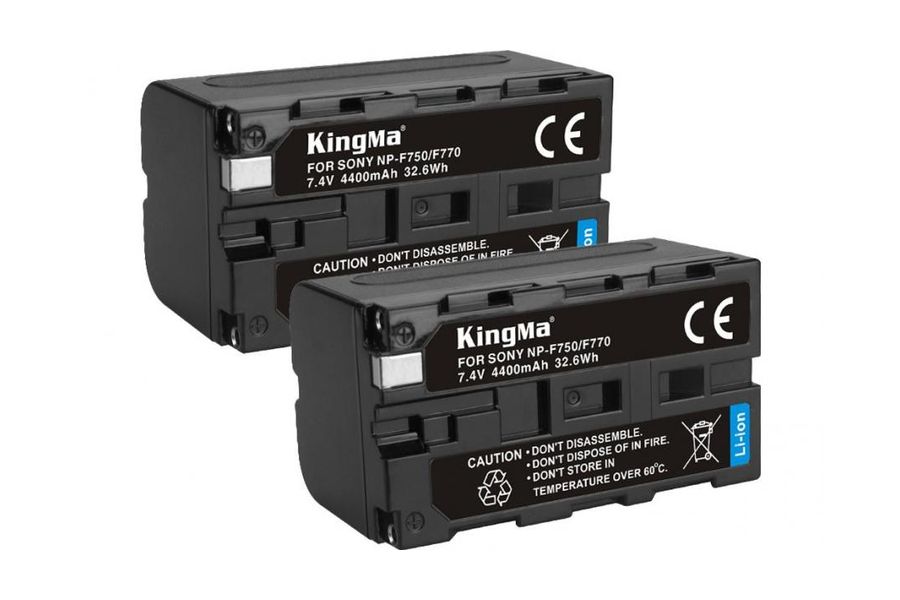 2-Pack KingMa Sony NP-F750 комплект з 2 акумуляторів (2xNP-F750)