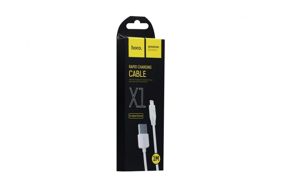 Кабель Lightning-USB Hoco X1 Rapid (2m/2.4A) 8-pin