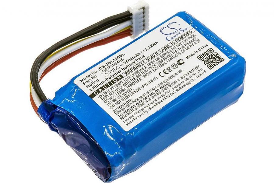 Акумулятор для JBL GSP103465 (GSP103465) 3600 mAh (Cameron Sino - CS-JBL100SL)