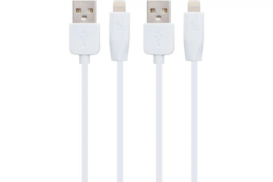 Кабель USB Hoco X1 Rapid Lightning-USB 1m (2шт)