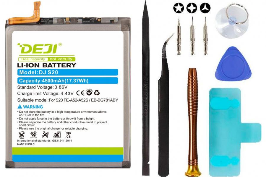 Акумулятор для Samsung EB-BG781ABU 4500 mAh (DEJI EB-BG781ABY) з набором інструментів