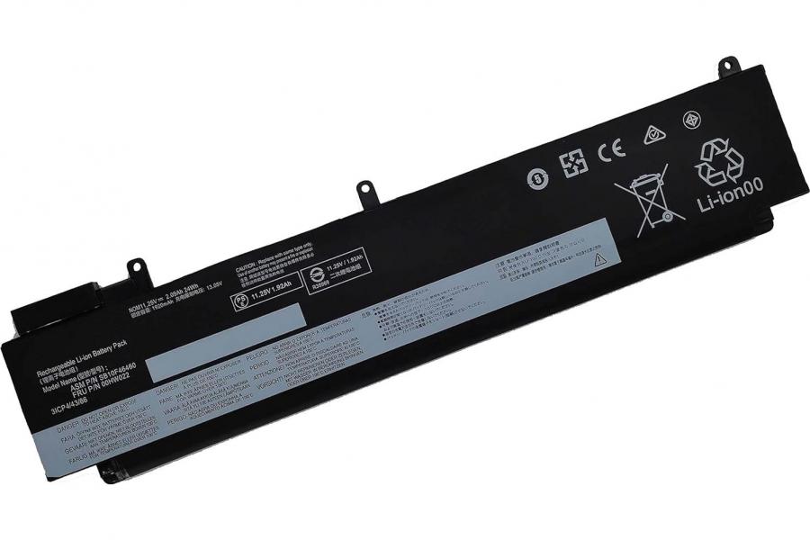 Акумуляторна батарея до ноутбука Lenovo ThinkPad T460S / ThinkPad T470S (00HW023) (00HW022) | 11.25V 24 Wh | Replacement