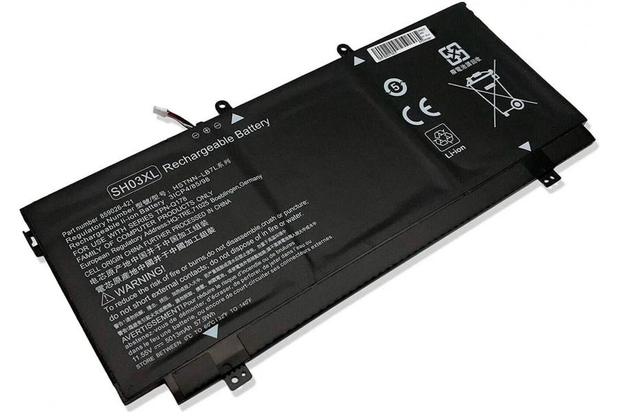 Акумуляторна батарея до ноутбука HP Spectre X360 13-AC000 - AC092 Series (SH03XL) | 11.55V 59 Wh | Replacement