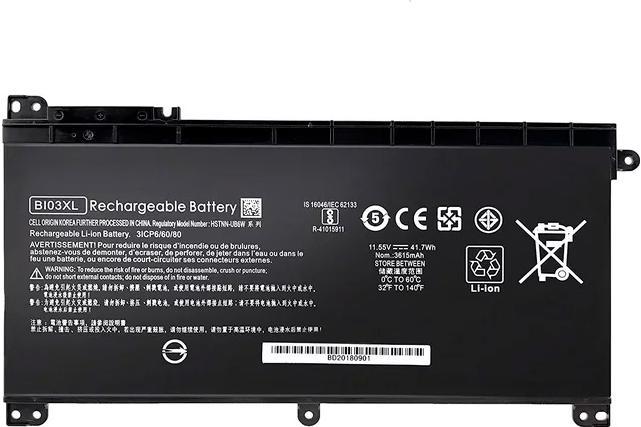 Акумуляторна батарея до ноутбука HP Pavilion X360 M3-U000 Series (BI03XL) | 11.55V 41.7 Wh | Replacement