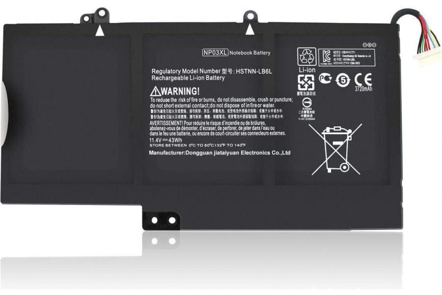 Акумуляторна батарея до ноутбука HP Pavilion 13-A072 (NP03XL) | 11.4V 43 Wh | Replacement