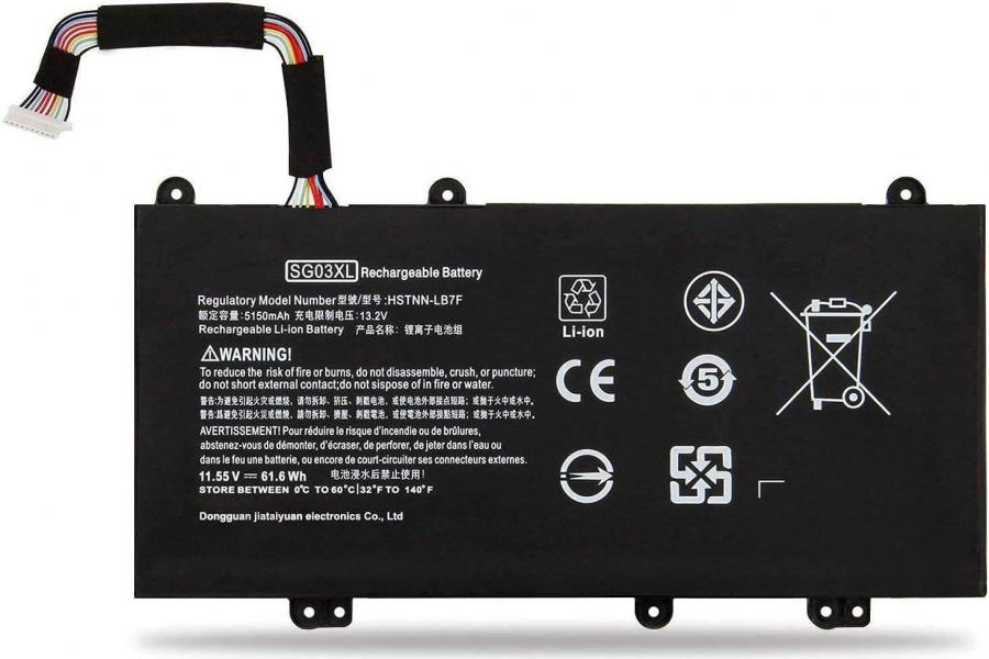 Акумуляторна батарея до ноутбука HP Envy M7-U000 - U109 Series (SG03XL) | 11.55V 60.06 Wh | Replacement