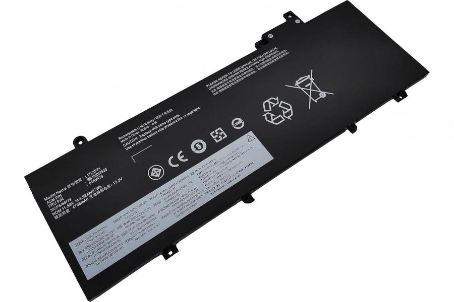 Акумуляторна батарея до ноутбука Lenovo ThinkPad T480s (L17L3P71) | 11.58V 57 Wh | Replacement