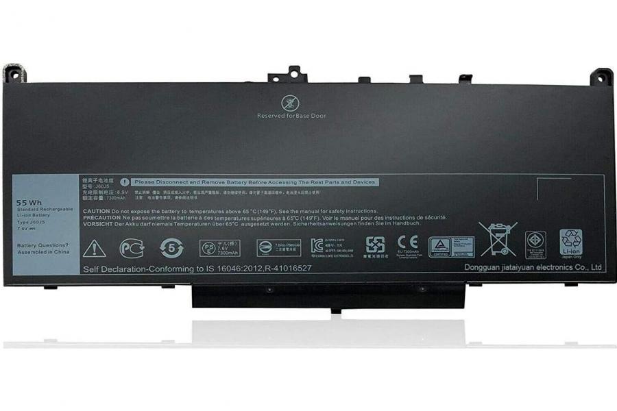 Акумуляторна батарея до ноутбука DELL P26S (6MT4T) | 7.6V 55 Wh | Replacement