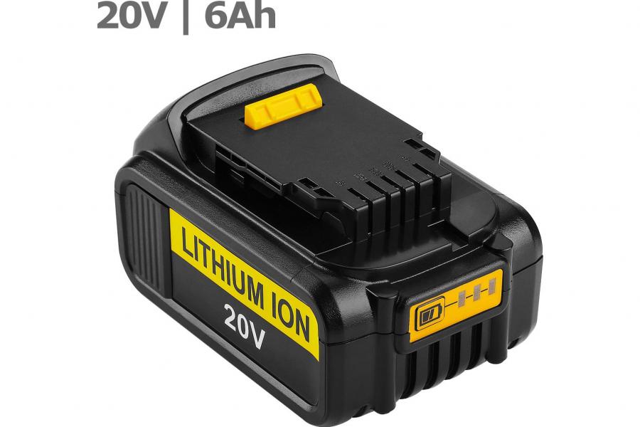 Акумулятор DCB200 20V 6.0Ah до DeWALT DCD Series DCD795D2 / DCD985B / DCD985L2 / DCD985XR | Replacement