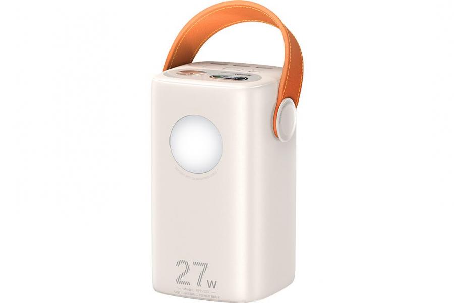 УMБ Remax RPP-123 60000 mAh Power Bank (Beige) 27W швидка зарядка і LED ліхтарик