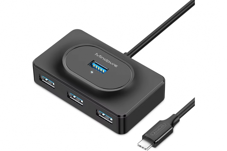 Type-C - USB 3.0 хаб Mindpure Square 4-портовий (US021)