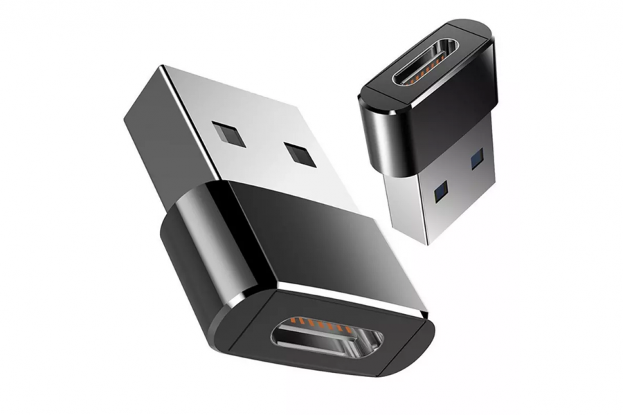 USB-A - Type-C адаптер Mindpure (black)