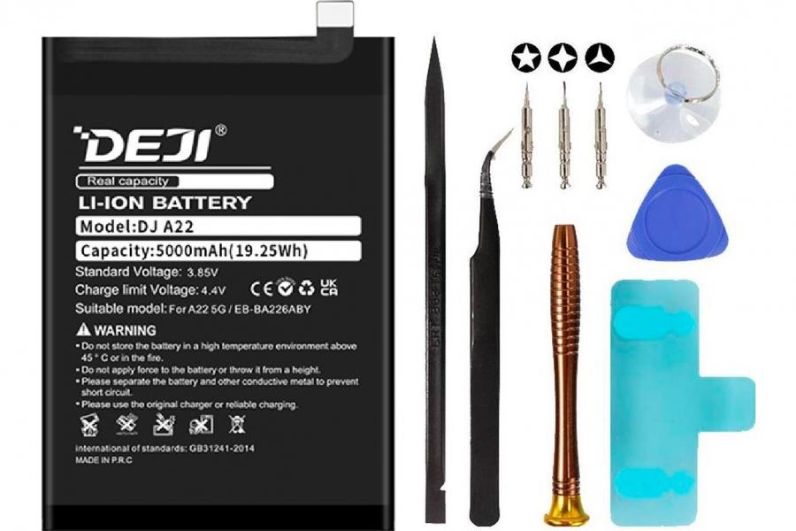 Акумулятор для Samsung EB-BA226ABY 5000 mAh (DEJI EB-BA226ABY) з набором інструментів