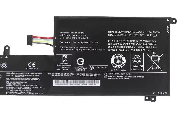 Акумуляторна батарея до ноутбука Lenovo IdeaPad 720-15IKB (L16C6PC1) | 11.52V 72 Wh | Replacement