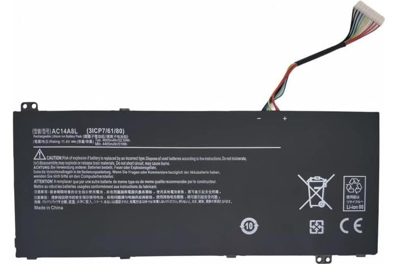 Акумуляторна батарея до ноутбука Acer Aspire Nitro VN7-572T (AC14A8L) | 11.4V 52.5 Wh | Replacement