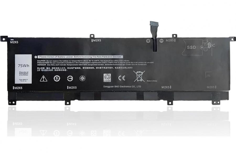 Акумуляторна батарея до ноутбука DELL XPS 15 9575 (8N0T7) | 11.4V 75 Wh | Replacement