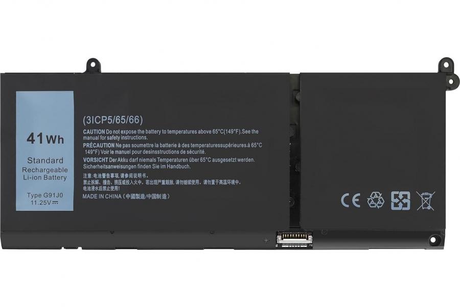 Акумуляторна батарея до ноутбука DELL Vostro 3515 (G91J0) | 11.25V 41 Wh | Replacement