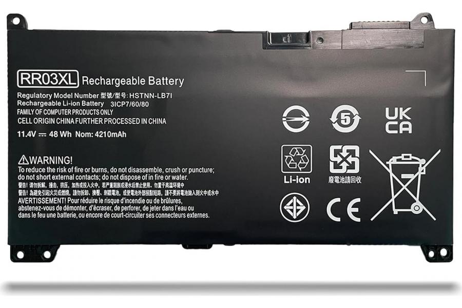 Акумуляторна батарея до ноутбука HP ProBook 440 G4 (RR03XL) | 11.4V 48 Wh | Replacement
