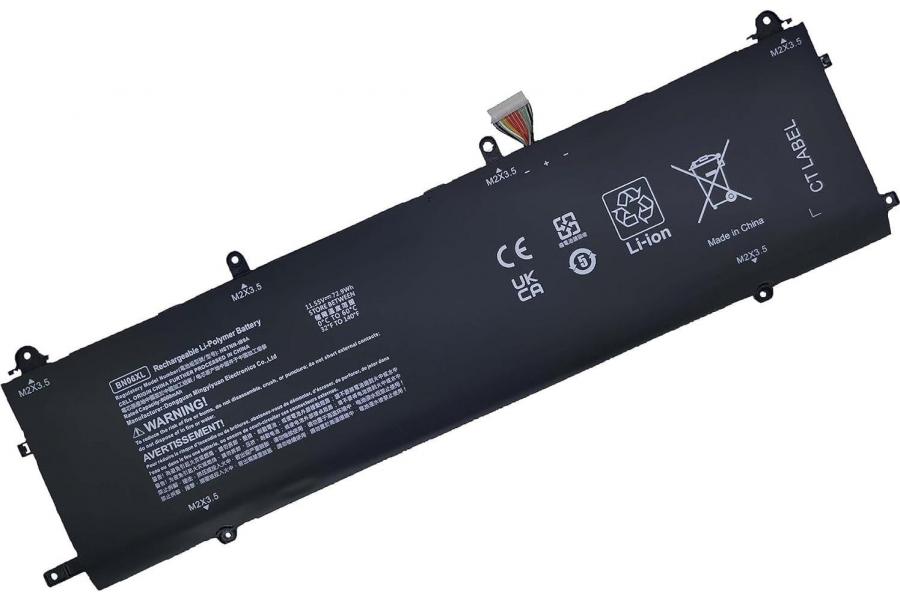 Акумуляторна батарея до ноутбука HP Spectre X360 15-EB0025TX (BN06XL) | 11.55V 72.9 Wh | Replacement