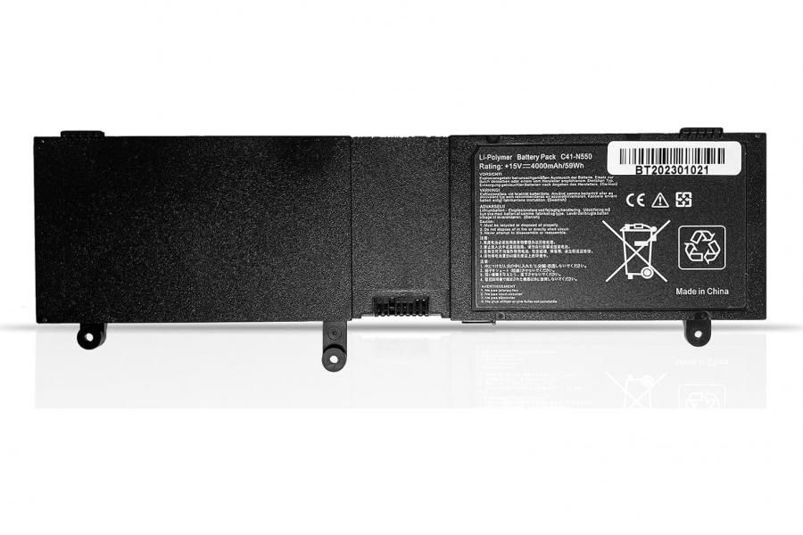 Акумуляторна батарея до ноутбука Asus G550J (C41-N550) | 15V 59 Wh | Replacement