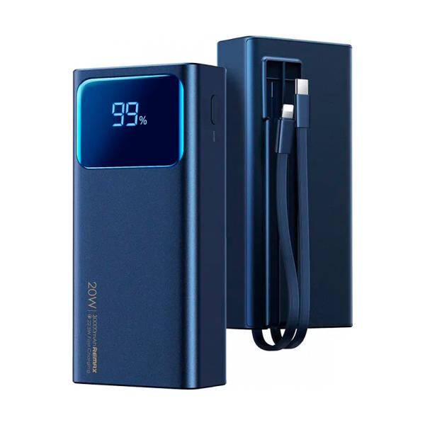 Remax 30000 mAh RPP-571 Blue (Cables+PD+QC)