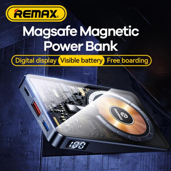 Remax 10000 mAh RPP-558 Black (Magnetic+Wireless+PD+QC)