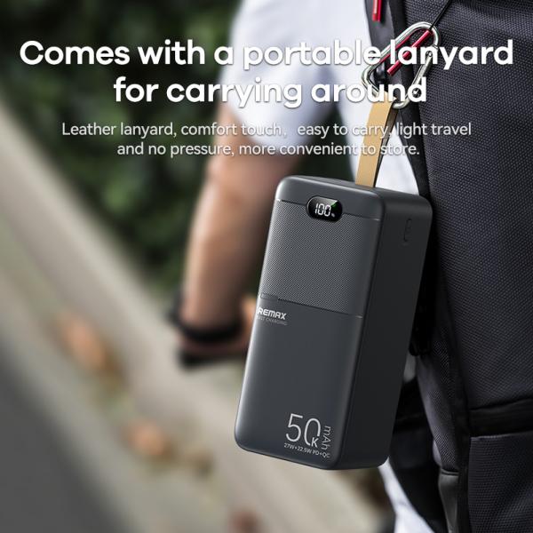 Remax 50000 mAh RPP-117 Black (LED+PD+QC)