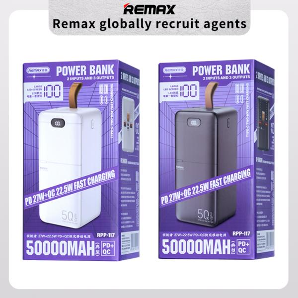 Remax 50000 mAh RPP-117 White (LED+PD+QC)