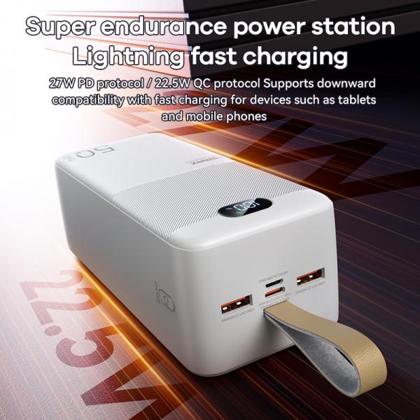 Remax 50000 mAh RPP-117 White (LED+PD+QC)