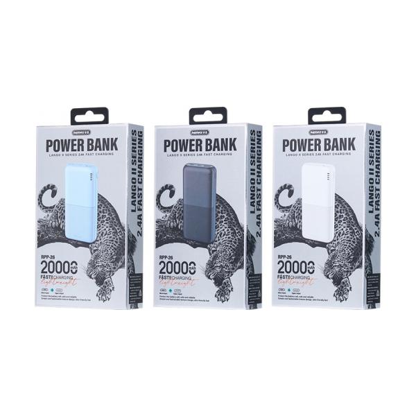 Remax 20000 mAh RPP-26 White (5V 2.4A)