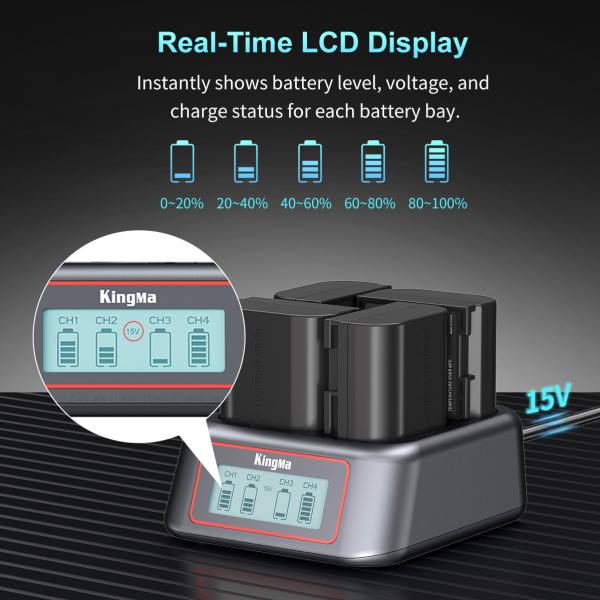 KingMa BM069-LPE6 на 4 батареї