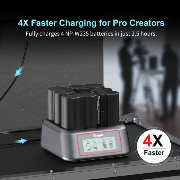 KingMa BM069-W235 на 4 батареї