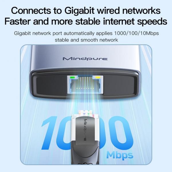 USB-C 10-in-1 Blueendless HC106 